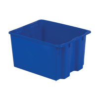 Contenants Stack-N-Nest Polylewton, 12" x 21" x 17", Bleu Distribution Élite MP