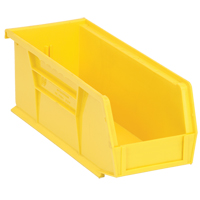 Ultra Stack & Hang Bin, 4-1/8" W x 4" H x 10-7/8" D, Yellow Distribution Élite MP
