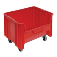 Mobile Giant Stack Container, 12-7/16" H x 19-7/8" W x 15-1/4" D, 250 lbs. Capacity, Red Distribution Élite MP