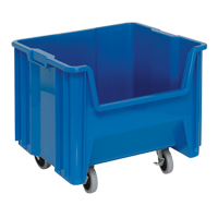 Mobile Giant Stack Container, 12-1/2" H x 16-1/2" W x 17-1/2" D, 250 lbs. Capacity, Blue Distribution Élite MP