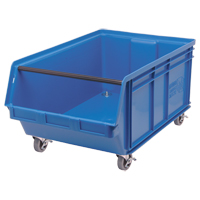 Mobile MAGNUM Bin, 14-7/8" H x 18-3/8" W x 29" D, 150 lbs. Capacity, Blue Distribution Élite MP