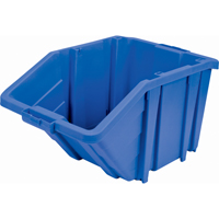 Jumbo Plastic Bin, 15-1/2" W x 13" H x 25" D, Blue, 200 lbs. Capacity Distribution Élite MP