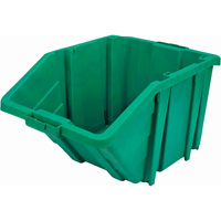 Bac g&eacute;ant en plastique, 15-1/2" la x 13" H x 25" p, Vert, Capacit&eacute; 200 lb Distribution Élite MP