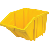 Bac g&eacute;ant en plastique, 15-1/2" la x 13" H x 25" p, Jaune, Capacit&eacute; 200 lb Distribution Élite MP