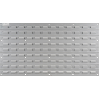 Metal Louvered Panel Bin Support Rack, 32 Bins, 36" W x 1/8" D x 19" H Distribution Élite MP