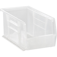 Clear-View Ultra Stack & Hang Bin, 5-1/2" W x 5" H x 10-7/8" D, Clear Distribution Élite MP