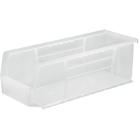 Clear-View Ultra Stack & Hang Bin, 5-1/2" W x 5" H x 14-3/4" D, Clear Distribution Élite MP