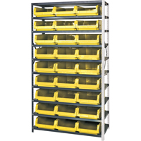 &eacute;l&eacute;ment de rayonnage avec bacs empilables, Acier, Bac Magnum, Capacit&eacute; 650 lb, 42" la x 76" h Distribution Élite MP