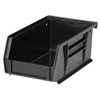 Stack & Hang Bin, 4-1/8" W x 3" H x 7-3/8" D, Black Distribution Élite MP