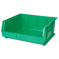 Stack & Hang Bin, 16-1/2" W x 7" H x 14-3/4" D, Green Distribution Élite MP