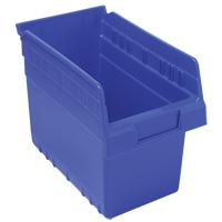 Bacs pour &eacute;tag&egrave;re Store-Max, 6-5/8" la x 8" H x 11-5/8" p, Bleu, Capacit&eacute; 44 lb Distribution Élite MP