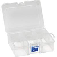Boîte &agrave; compartiments en plastique, 4,75" la x 6,75" p x 2,25" h, 6 compartiments Distribution Élite MP