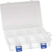 Boîte &agrave; compartiments en plastique, 5,5" la x 7,75" p x 1,75" h, 8 compartiments Distribution Élite MP