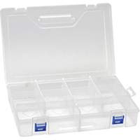 Boîte &agrave; compartiments en plastique, 7,75" la x 11,75" p x 2,2" h, 10 compartiments Distribution Élite MP