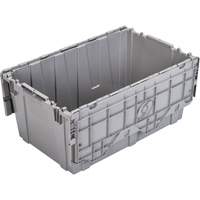 FP243C FliPak Nestable Tote, 26.9" x 16.9" x 12.1", Grey Distribution Élite MP