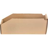 Boîtes profondes en carton ondul&eacute;, 2-7/8" la x 11-1/4" p x 4-1/2" h, Beige Distribution Élite MP