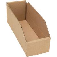 Boîtes profondes en carton ondul&eacute;, 3-3/4" la x 11-1/4" p x 4-1/2" h, Beige Distribution Élite MP