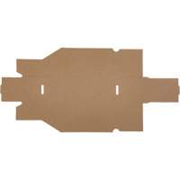 Boîtes profondes en carton ondul&eacute;, 3-3/4" la x 11-1/4" p x 4-1/2" h, Beige Distribution Élite MP