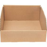 Boîtes profondes en carton ondul&eacute;, 9-3/4" la x 11-1/4" p x 4-1/2" h, Beige Distribution Élite MP