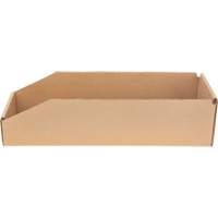 Boîtes profondes en carton ondul&eacute;, 5-3/4" la x 17-1/4" p x 4-1/2" h, Beige Distribution Élite MP