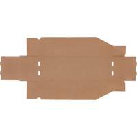 Boîtes profondes en carton ondul&eacute;, 5-3/4" la x 17-1/4" p x 4-1/2" h, Beige Distribution Élite MP