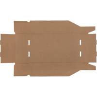 Boîtes profondes en carton ondul&eacute;, 9-3/4" la x 17-1/4" p x 4-1/2" h, Beige Distribution Élite MP