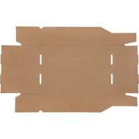 Boîtes profondes en carton ondul&eacute;, 11-3/4" la x 17-1/4" p x 4-1/2" h, Beige Distribution Élite MP