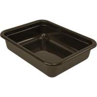 All-Purpose Flat-Bottom Storage Tub, 5" H x 17" D x 22" L, Plastic, Brown Distribution Élite MP