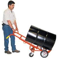 Diable &agrave; Barils Ergonomique A/Roulettes Pivotantes, Fabriqu&eacute; en Acier, 55 - 85 gal. US (45 - 70 gal. imp.) Distribution Élite MP