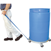 Multi-Tier Drum Dollies, Steel, 900 lbs. Capacity, 23-1/2" Diameter, Rubber Casters Distribution Élite MP