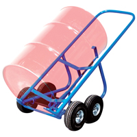 Diable &agrave; barils pour terrain accident&eacute;, Fabriqu&eacute; en Acier, 30 - 85 gal. US (25 - 70,8 gal. imp.) Distribution Élite MP