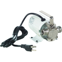 Pompes de transfert &agrave; amorçage automatique, non submersibles en laiton plaque - Pompe seulement, 115 V, 360 gal./h, 1/10 CV Distribution Élite MP