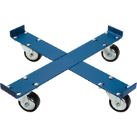 Chariot pour baril, Acier, Capacit&eacute;e 1000 lb, Diam&egrave;tre 24", Roue en Polyur&eacute;thane Distribution Élite MP