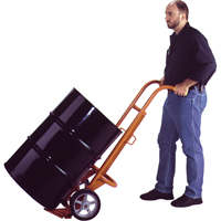 Chariots ergonomiques pour baril, Fabriqu&eacute; en Acier, 55 - 85 gal. US (45 - 70 gal. imp.) Distribution Élite MP