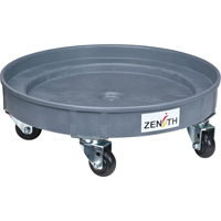 Leak Containment Drum Dolly, 24.25" dia. X 7.625" H, 1.5 US Gal. Spill Cap. Distribution Élite MP