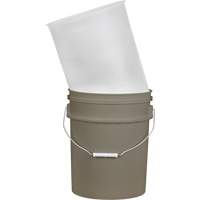 Doublure pour seau en plastique, 11-1/4" dia. x 14" h, 5 gal. US (4,16 gal. imp.) capacit&eacute; Distribution Élite MP