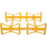 Porte-barils empilable en acier, 2 barils, Capacit&eacute; de 1600 lb, 45-1/2" la x 29-7/8" p x 12-3/4" h Distribution Élite MP