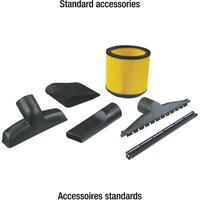 Aspirateur, Secs-humides, 6,5 CV, 16 gal. US (60,6 litres) Distribution Élite MP