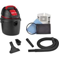 Aspirateur portable pour atelier, Secs-humides, 2,5 CV, 2,5 gal. US (9,5 litres) Distribution Élite MP