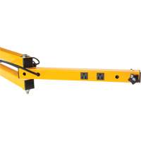 Bras verrouillables double 180 avec deux r&eacute;ceptacles Distribution Élite MP