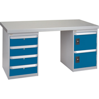 Steel Wood-Filled Workbench Tops Distribution Élite MP