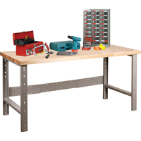 Pre-Designed Workbench, Top & Legs Only, 2500 lbs. Cap., 72" W x 30" D, 34" H Distribution Élite MP