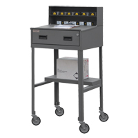 Pupitre d'atelier, 23" la x 20" p x 47-3/4" h, Gris Distribution Élite MP