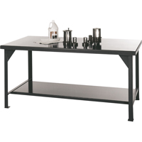 Tables d'atelier, Acier Surface, 48" la x 30" p x 34" h Distribution Élite MP