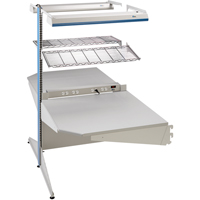 Arlink Preconfigured Workstation, 36" W x 56" D x 84" H, Double Sided Corner Add-On Distribution Élite MP
