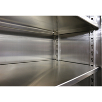 Extra Heavy-Duty Cabinet Shelf, 72" x 24", 1525 lbs. Capacity, Stainless Steel, Grey Distribution Élite MP