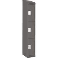 Casiers Clean Line, 3 niveaux, 12" x 18" x 78", Acier, Charbon, Rivet (assembl&eacute;) Distribution Élite MP