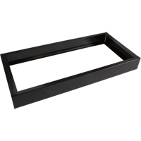Base encastr&eacute;e pour casiers robustes enti&egrave;rement soud&eacute;e Concorde, 3 Blocs, 4" lo x 36" la x 17" p, Noir, Acier Distribution Élite MP