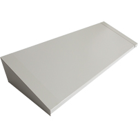 All-Welded Concorde - Heavy-Duty Lockers Sloping Top, 4 Bank, 18" D x 48" W x 6" H, Grey, Steel Distribution Élite MP