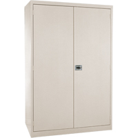 Armoires de rangement Hi-Boy profondes, Acier, 4 Tablettes, 72" h x 36" la x 24" P, Beige Distribution Élite MP